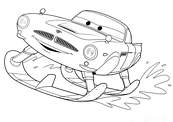 coloriage finn mac missile cars 2